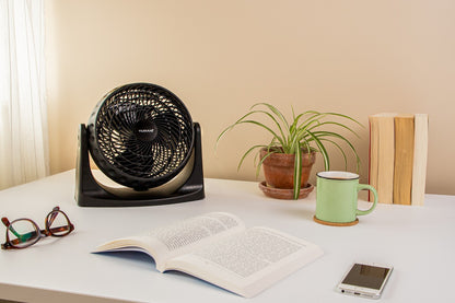 PEDESTAL COOLING FAN DESK FANS ADJUSTABLE STAND STANDING HOME OFFICE by Nuovva